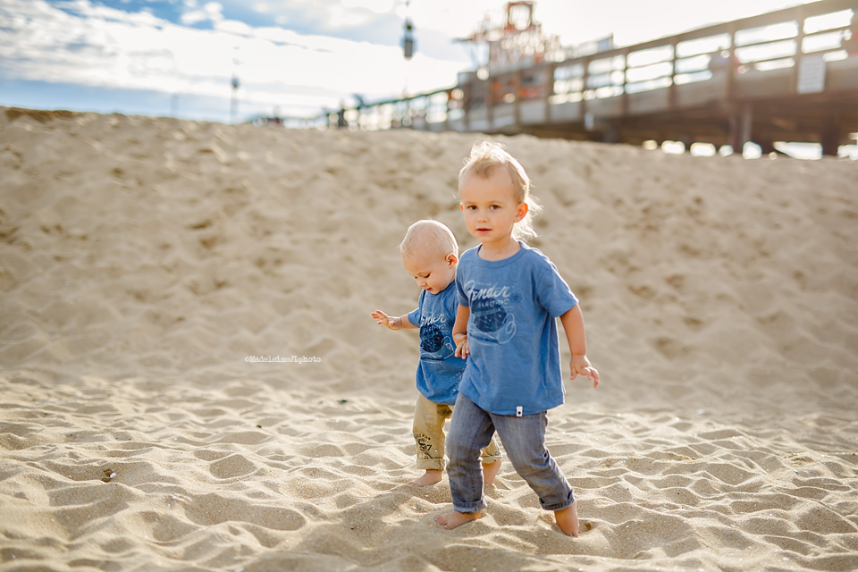 Balboa Pier family beach session | Orange County family photographer